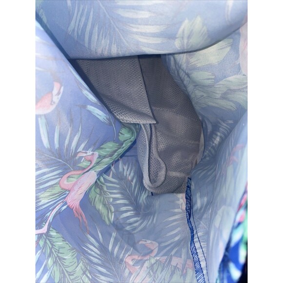 CLUB ROOM Men Tropical Flamingos Floral Swim Trunks Shorts 2XL XXL Hawaiian New - Picture 5 of 9